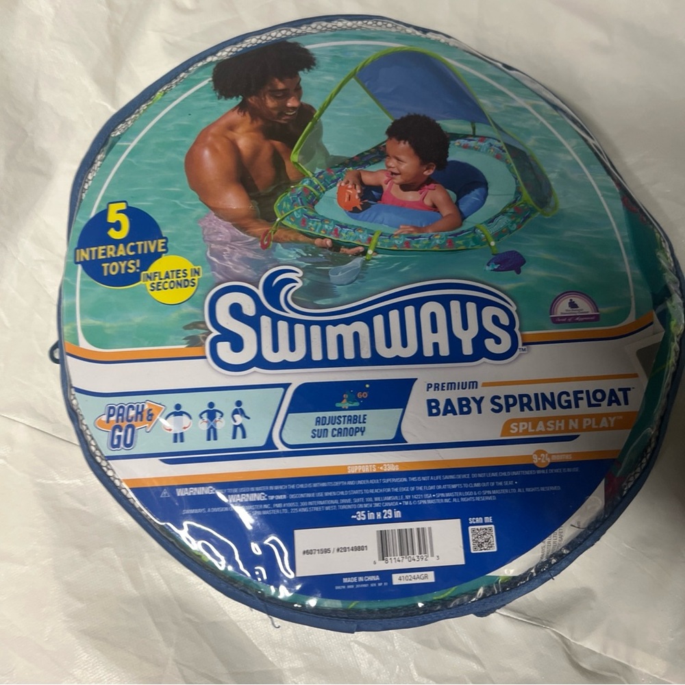 SwimWays Blue Baby Spring Float